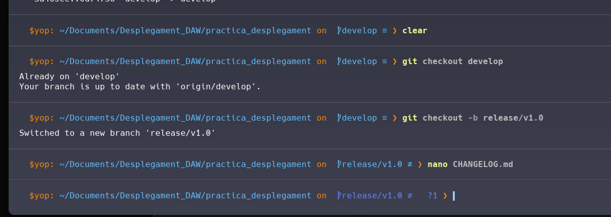 Merge de features